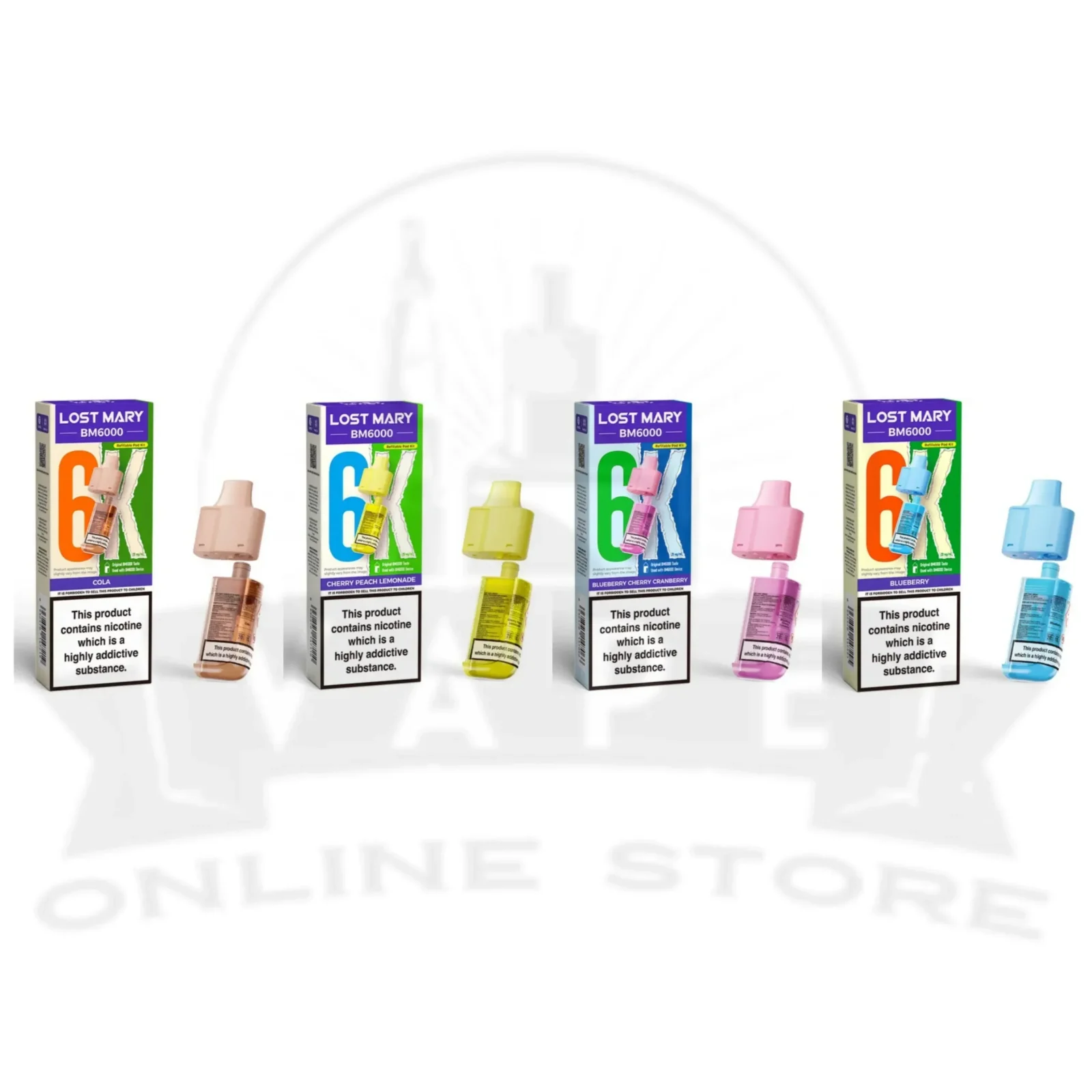 Lost Mary BM6000 Refill Pods | 45+ Flavours In Stock UK - Image 2