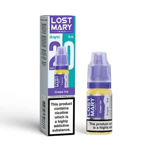 Lost Mary Nic Salt Grape Ice 10ml E-Liquid