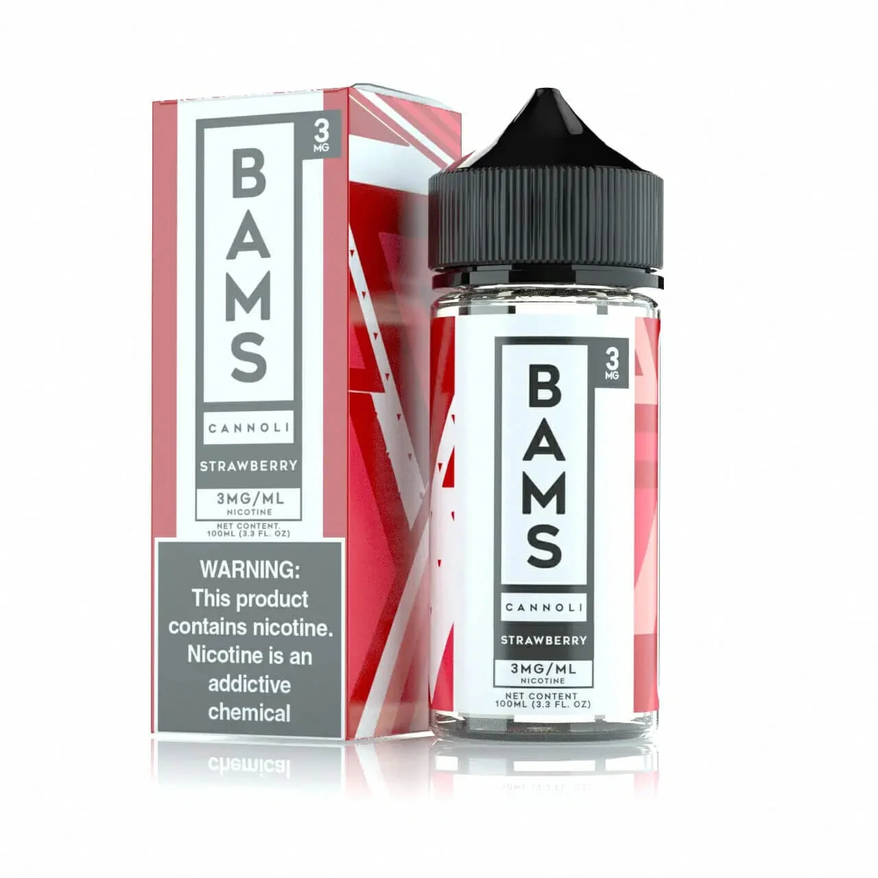 Strawberry Cannoli 100ml E-Juice | Bam's Cannoli