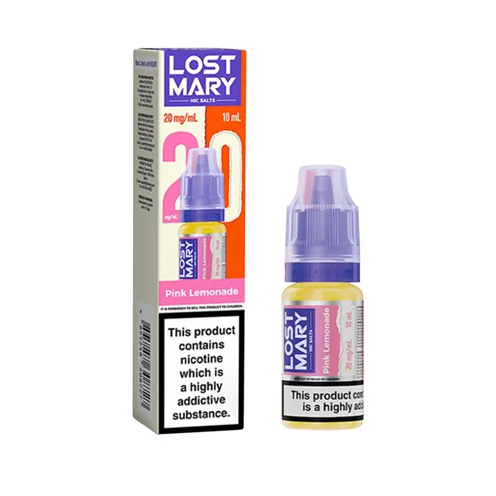 Pink Lemonade Nic Salt E-Liquid by Lost Mary