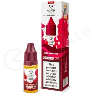 Red Apple Ice Nic Salt E-Liquid by Crystal Clear