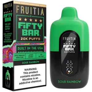 Fifty Bar Fruitia Sour Rainbow - Fifty Bar Fruitia Sour Rainbow