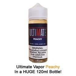 Ultimate Vapor Peachy E-liquid-Made in USA-Free Shipping $60+!