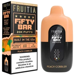 Fifty Bar Fruitia Peach Cobbler - Fifty Bar Fruitia Peach Cobbler