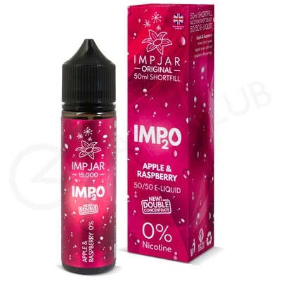 Apple & Raspberry Shortfill E-Liquid by Imp2O 50ml