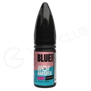 Blue Peach Nic Salt E-Liquid by Riot Bar Edition No Ice