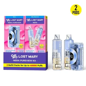Blue Razz Ice Lost Mary Nera Pureview 40K Disposable Vape 5%