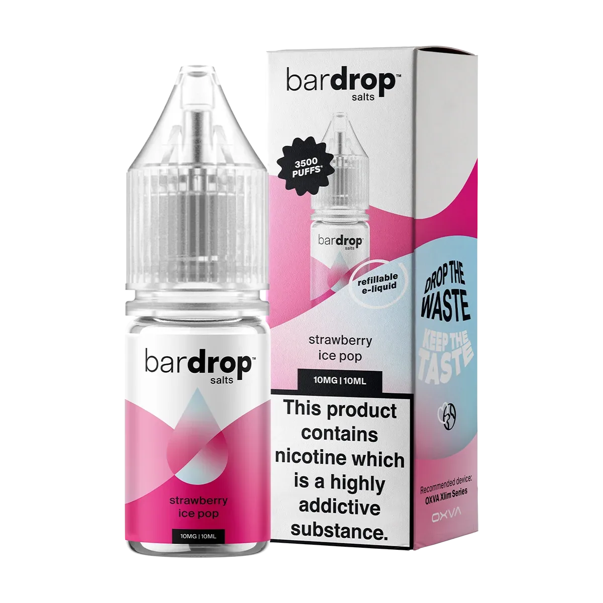 Strawberry Ice Pop Nic Salt by Bar Drop