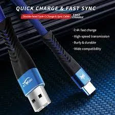 Kumiho K2 Zn-alloy Fast Charge Sync Cable Lightning, Mirco-USB, USB Type-C - Image 2