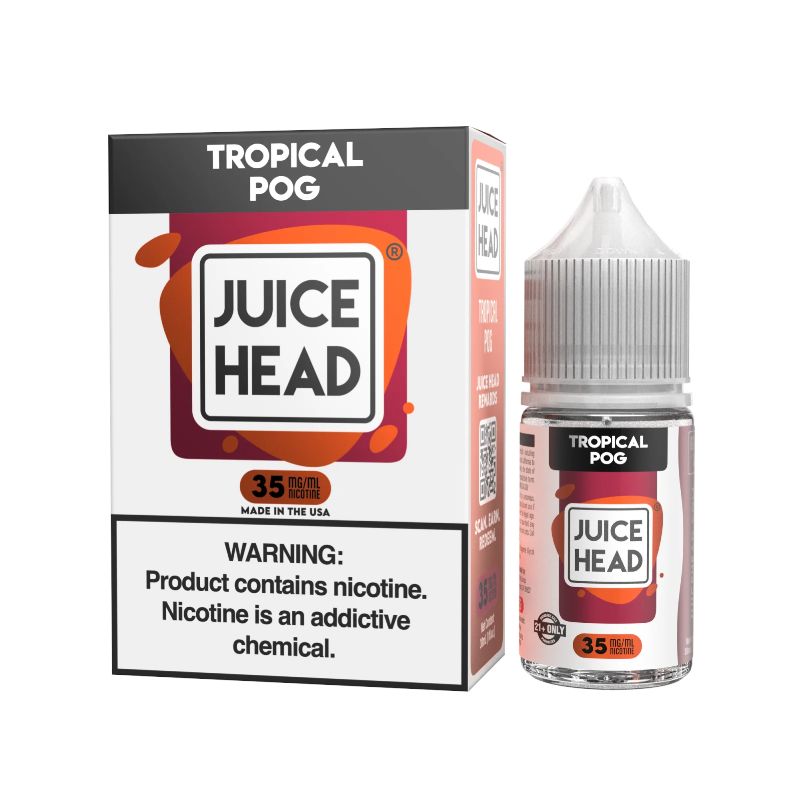 Juice Head Salt Tropical POG eJuice