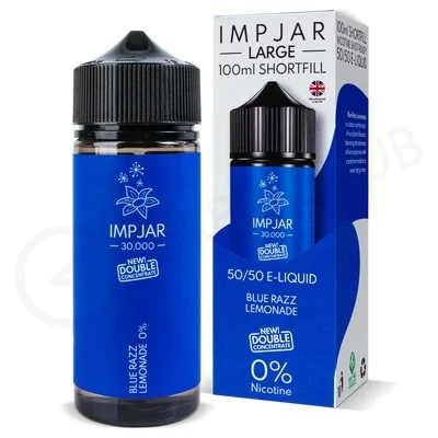 Blue Razz Lemonade Shortfill E-Liquid by Imp Jar Large 100ml