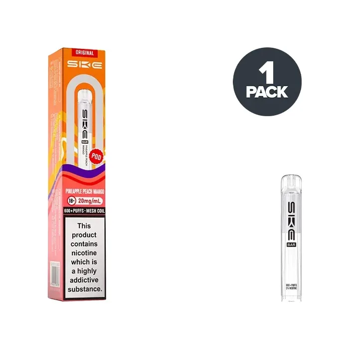 Pineapple Peach Mango SKE Bar 600 Prefilled Pods