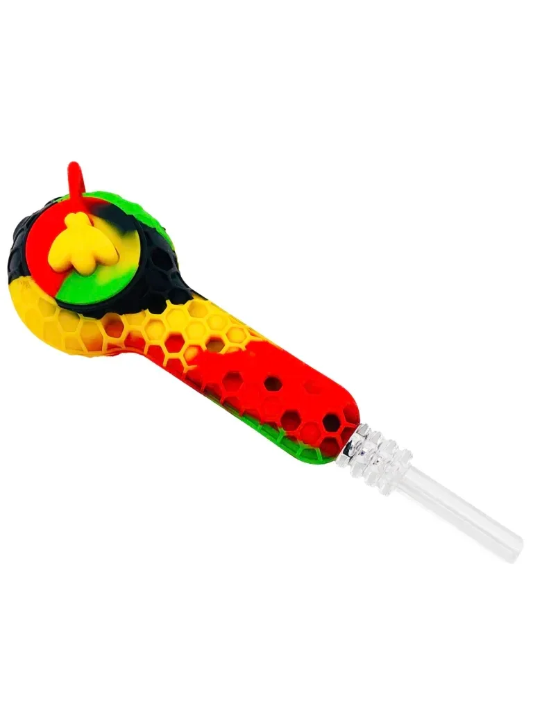 Stratus 2 in 1 Silicone Bee Pipe - Image 2