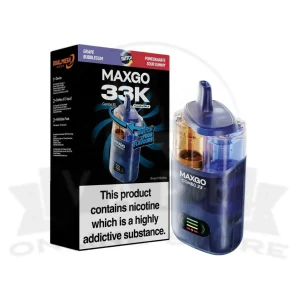 Grape Bubblegum/ Pomegranate Sour Gummy RELX MaxGo Combo 33K Puff Vape