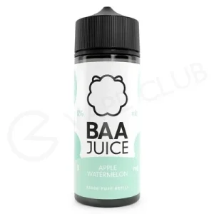 Apple Watermelon Shortfill E-Liquid by Baa Juice 100ml