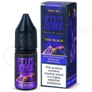 The Black Nic Salt E-Liquid by Zeus Juice
