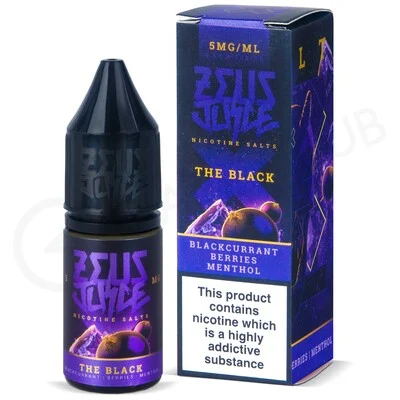 The Black Nic Salt E-Liquid by Zeus Juice