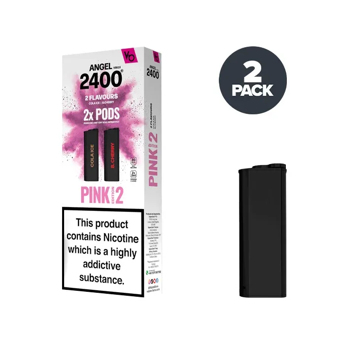Pink Edition 2 Angel 2400 Pre-filled Pods by Vapes Bars