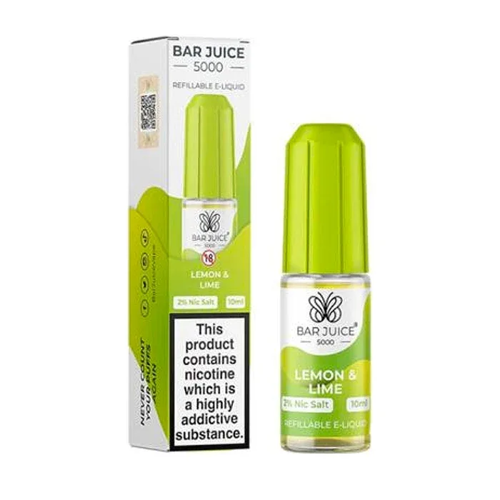 Lemon & Lime Nicotine Salt by Bar Juice 5000
