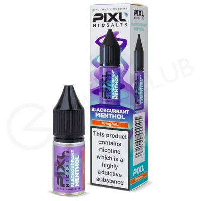 Blackcurrant Menthol E-Liquid by Pixl Nic Salts