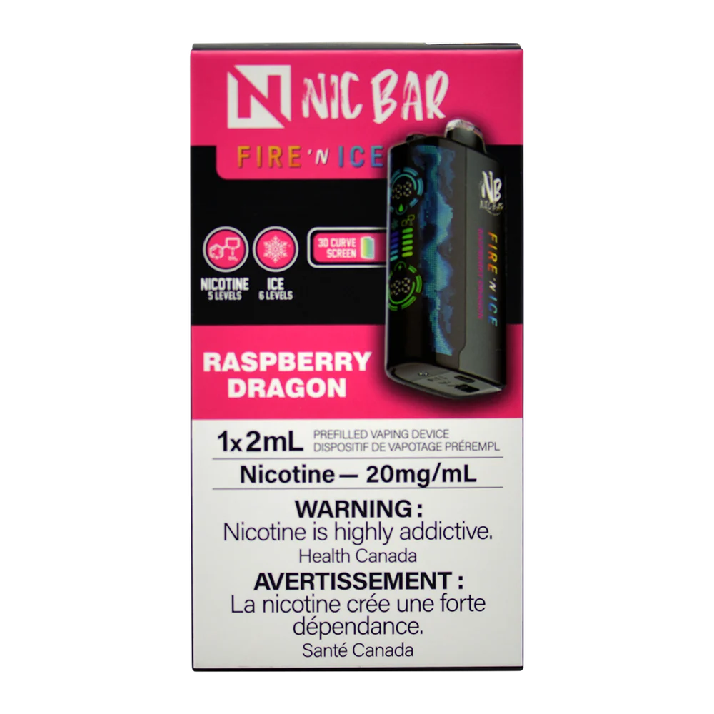 Fire n’ Ice Raspberry Dragon 2ml 20mg