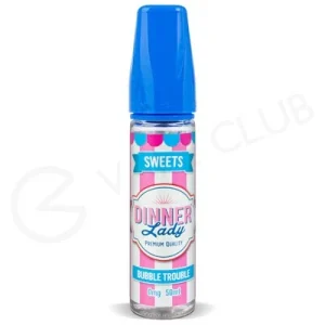 Bubble Trouble Shortfill E-Liquid by Dinner Lady Sweets 50ml