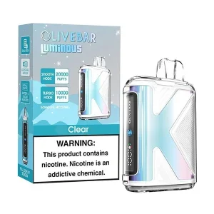 Clear Olive Bar Luminous 20K 20000 Puffs Disposable Vape 5%