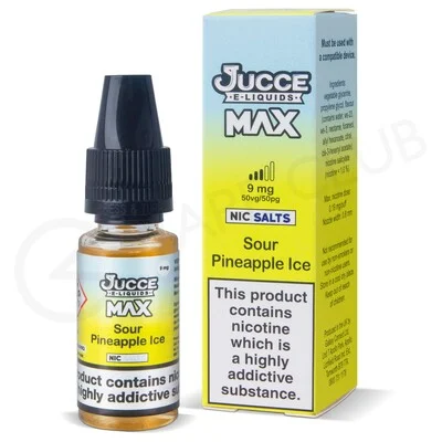 Sour Pineapple Ice Nic Salt E-Liquid by Jucce Max