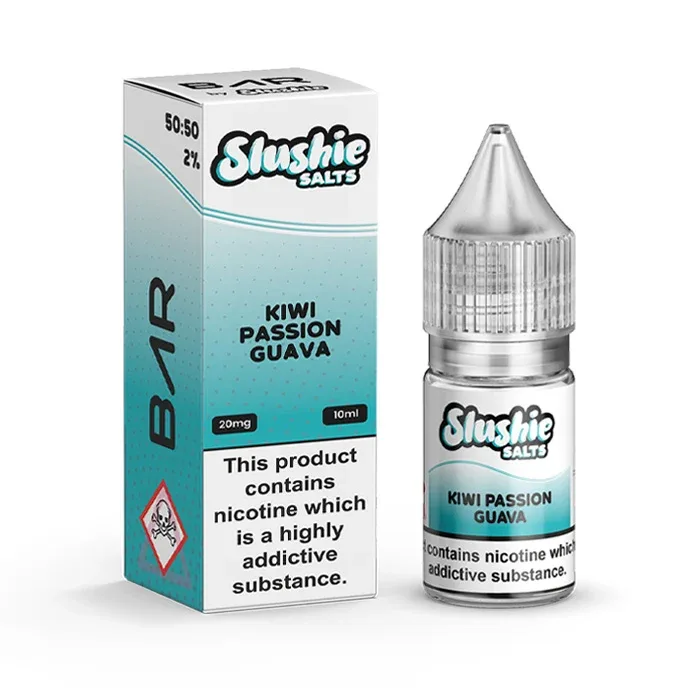 Kiwi Passion Guava Nic Salt E-Liquid by Slushie Salts BAR