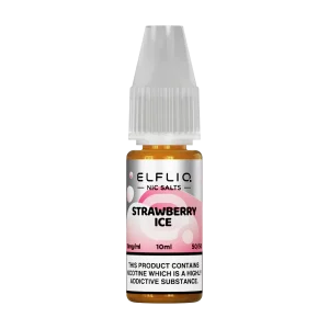 Strawberry Ice Elfliq Nic Salt by Elfbar - 10ml