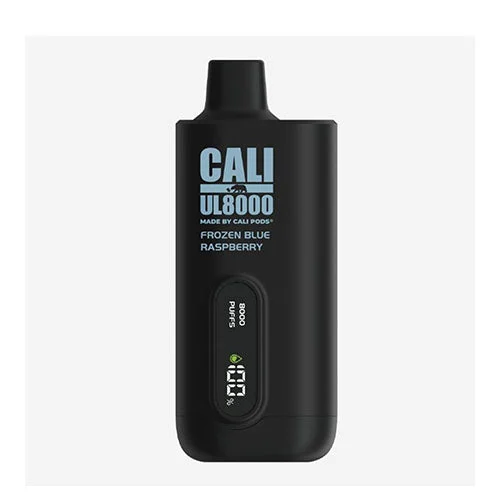 Cali UL8000 Frozen Blue Raspberry ZERO Nicotine Disposable - Image 2