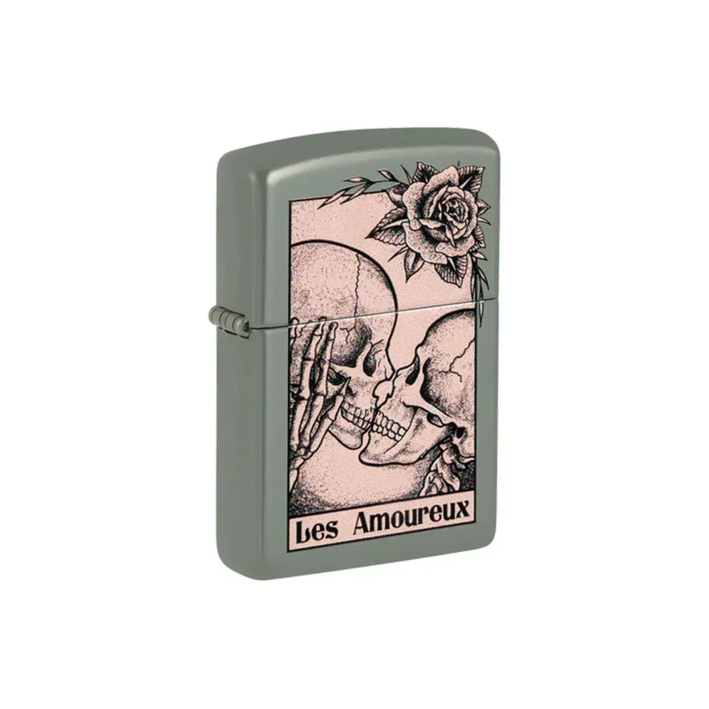 Zippo Lighter - Death Kiss Design - Image 2