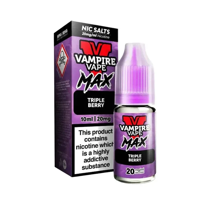 Triple Berry Nic Salt E-Liquid by Vampire Vape Max