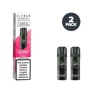 Strawberry Raspberry Elf Bar 600 Prefilled Pods