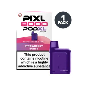 Strawberry Burst PIXL 8000 Prefilled Pods