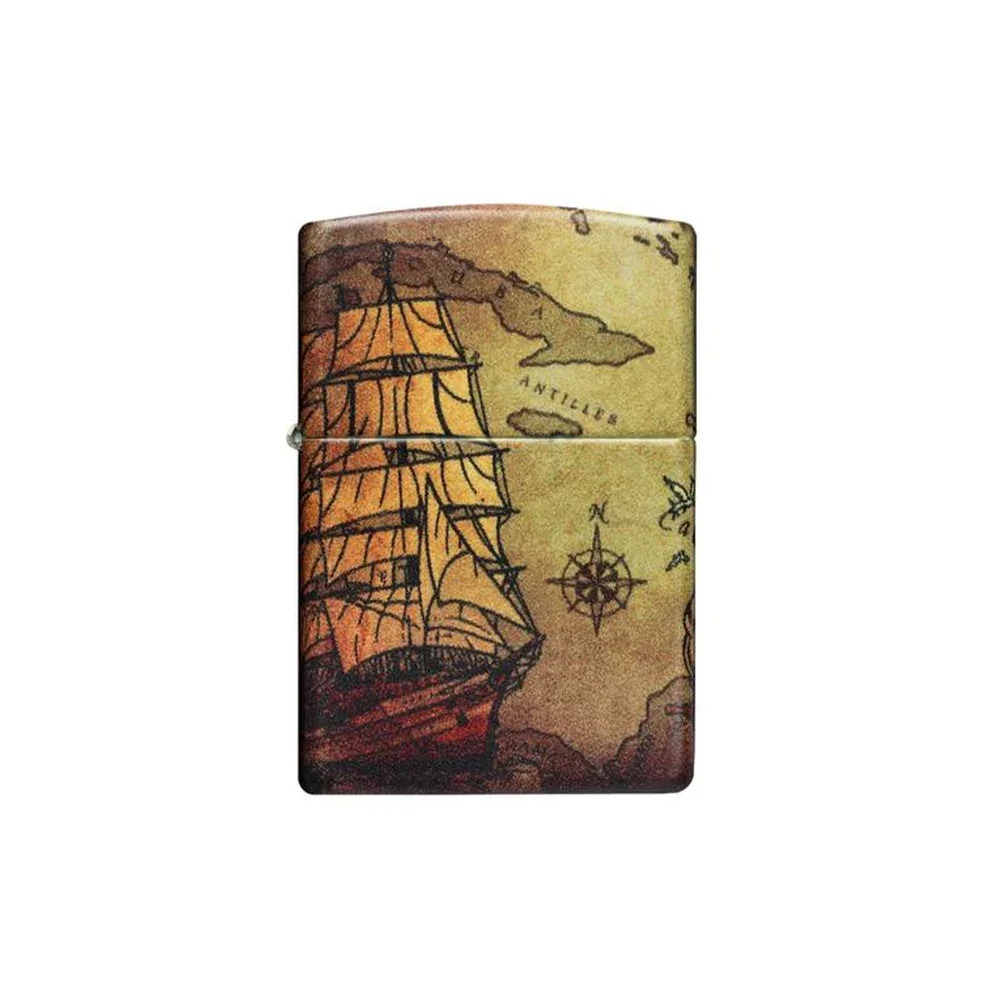Zippo Lighter - Pirate Ship Design