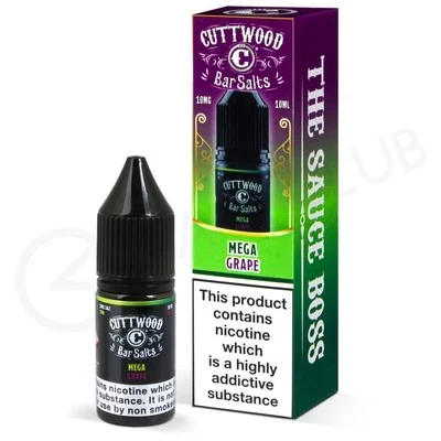 Mega Grape Nic Salt E-Liquid by Cuttwood Bar Salts