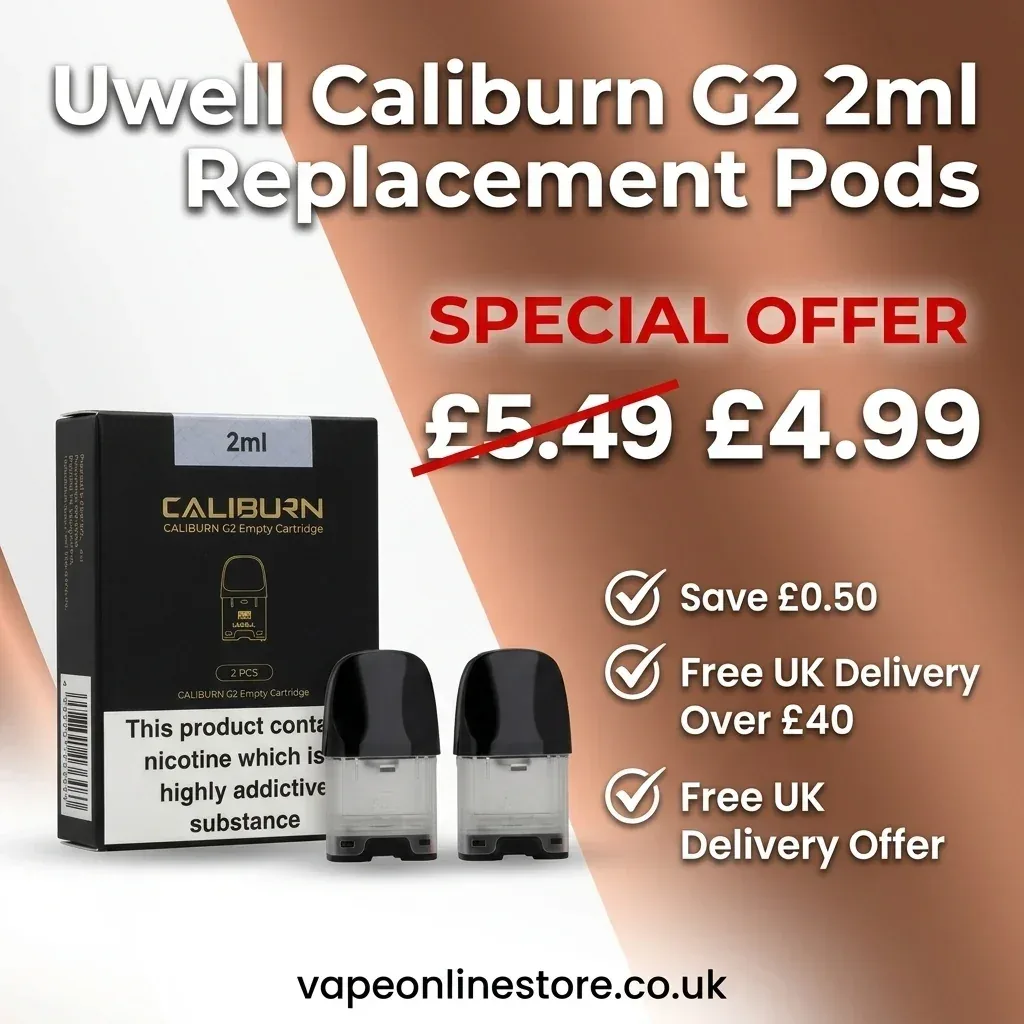 Uwell Caliburn G2 2ml Replacement Pods - Image 2