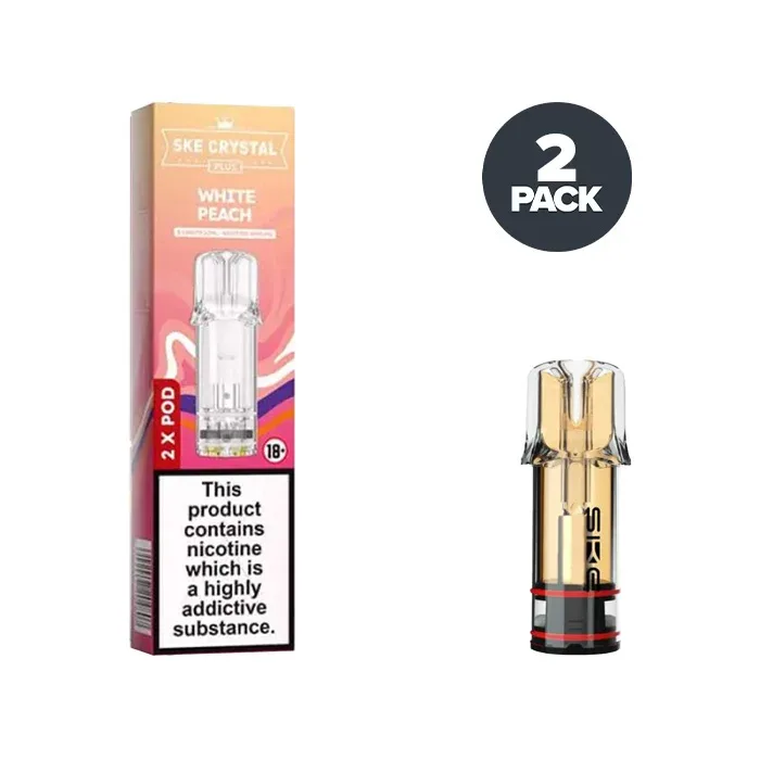 White Peach SKE Crystal Plus Pre-filled Pods