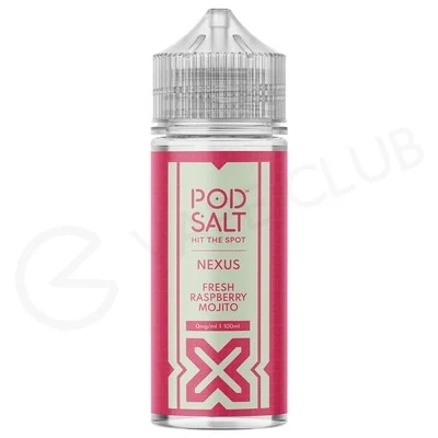 Fresh Raspberry Mojito Shortfill E-Liquid by Pod Salt Nexus 100ml