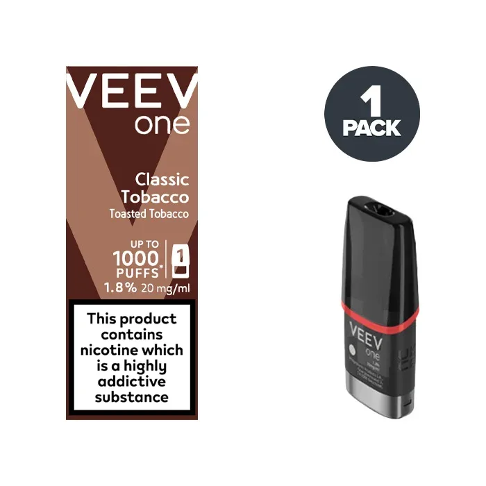 Classic Tobacco Veev One Single Prefilled Pod