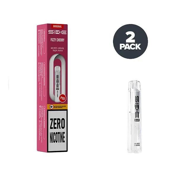 Fizzy Cherry SKE Bar 600 Zero Nicotine Prefilled Pods
