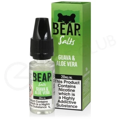 Guava & Aloe Vera Nic Salt E-Liquid by Bear Salts