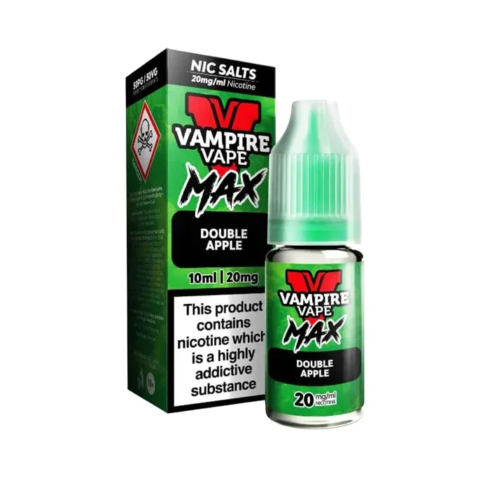 Double Apple Nic Salt E-Liquid by Vampire Vape Max