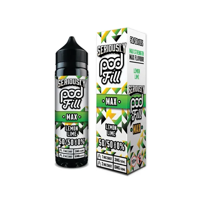 Lemon Lime Shortfill E-Liquid by Doozy Podfill Max