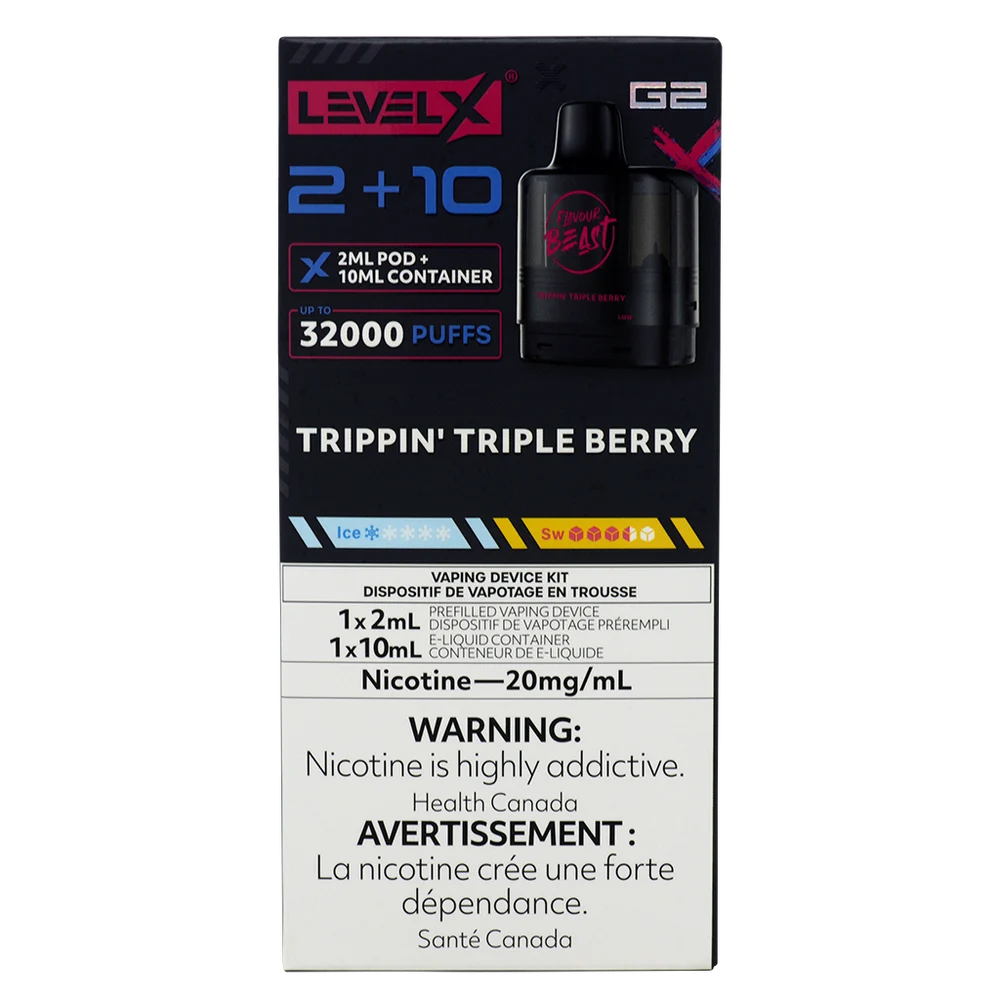 Level X G2 Pod Trippin Triple Berry 2ml 20mg