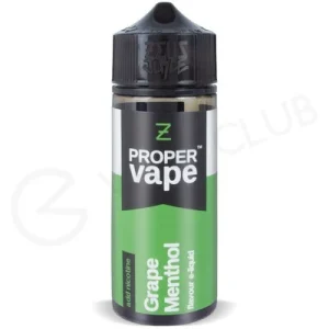 Grape Menthol Shortfill E-Liquid by Proper Vape 100ml