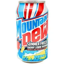 Mountain Dew Summer Freeze Cherry Lemon Raspberry 355ml