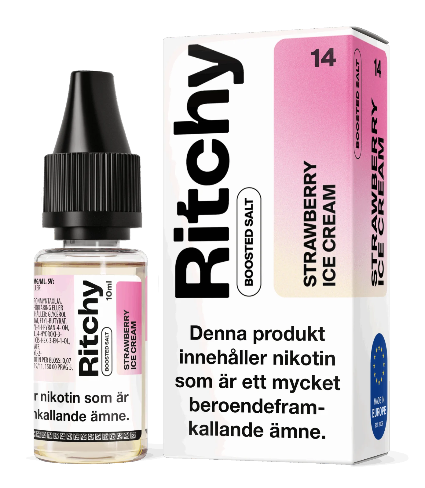 Ritchy Salt – Strawberry Ice Cream (10 ml, 14 mg Nikotinsalt)