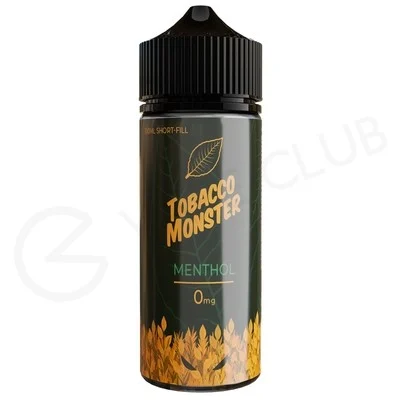 Menthol Tobacco Shortfill E-Liquid by Tobacco Monster 100ml